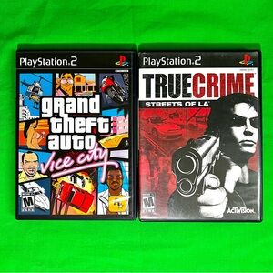 PS2 Classics: GTA Vice City + True Crime (Bundle)